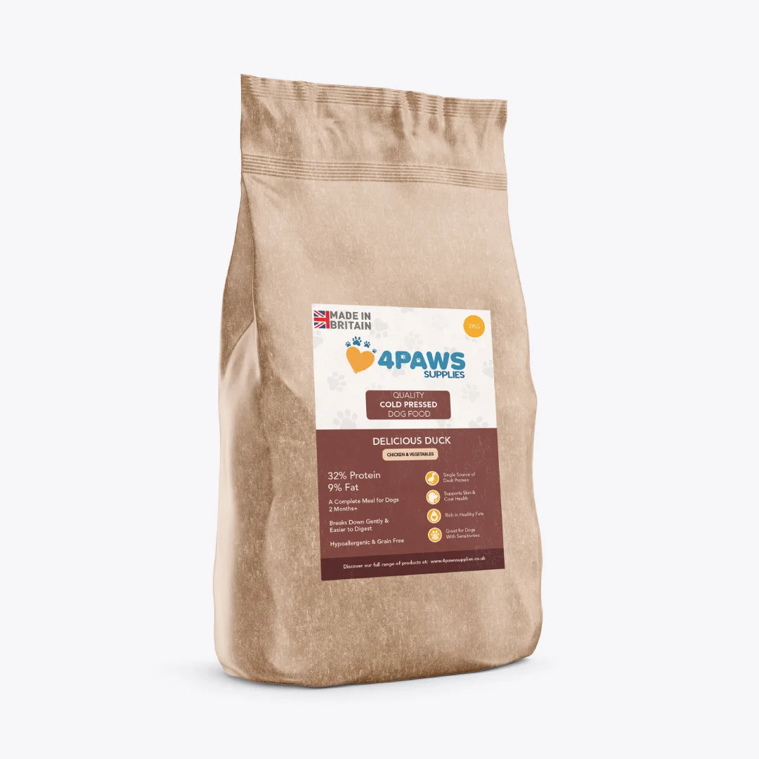 Premium Cold Pressed Dog Food - Delicious Duck