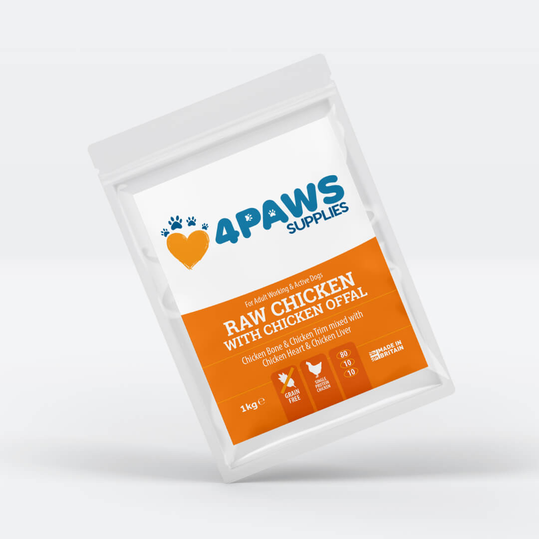 Premium Raw Frozen - Chicken with Offal (1kg bag)