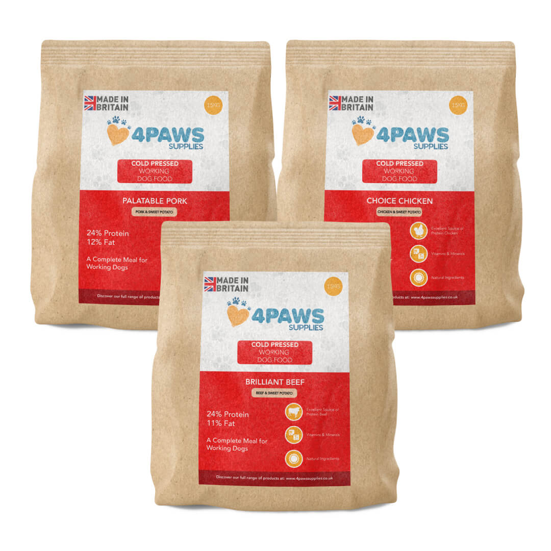Try a Trio - Working Dog Cold pressed (15kg x 3)